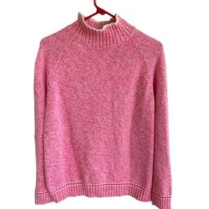 Vintage Izod Pink Cowl Neck Sweater Women’s Size Large